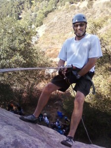 Dave LaSorte climbing