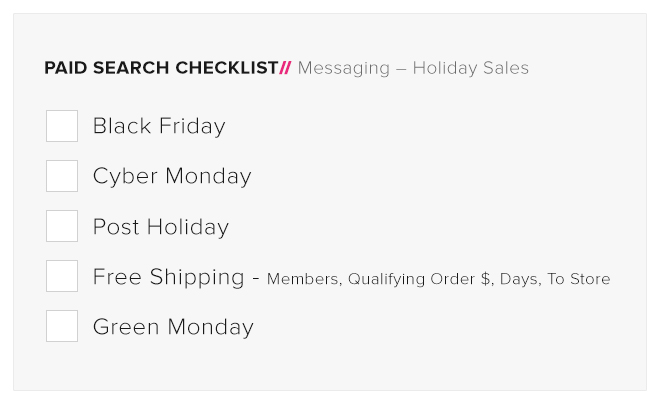 Holiday-Checklist