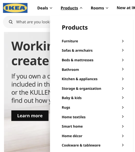Ikea Website